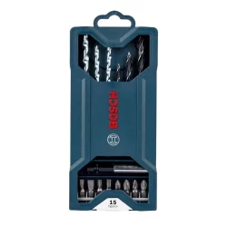Jogo De Brocas e Pontas 15 PCS X-LINE BOSCH