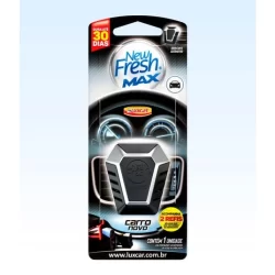 Odorizador automotivo papel luxcar new fresh max carro novo