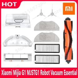 Xiaomi Mijia G1 MJSTG1 Mi Robot Vacuum Mop Essential Robô Aspirador Acessórios De Rolamento Escova Principal Escova Lateral  HEPA Filtro Esfregão Caixa d'água De Água Do Tanque De Poeira Caixa De Peças