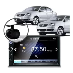 Central Multimídia Mp5 Polo Sedan 2007 Câmera Bluet Espelha