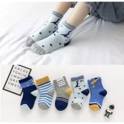 Kit 15 e 18 Pares de Meias para Bebê Infantil Juvenil Crianças Menino