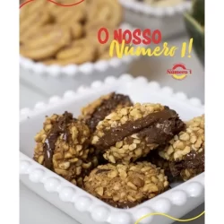 Agnus  avelã  1 kg. Agnus amendoim com creme de avelã ,biscoitos amanteigados petit  four bolacha