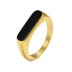 Anel Banhado A Ouro Vnox , De Moda Para Mulheres