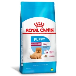 Ração Royal Canin Mini Indoor Junior para Cães Filhotes - 1Kg