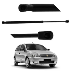 Par Amortecedor Porta Malas Para Carro GM Chevrolet Corsa Hatch 2002 Em Diante