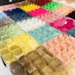 kit 50~200  forminhas para doces finos TELA ESCÓCIA 4 PÉTALAS montadas casamento aniversário 3,5x3,5 cm//