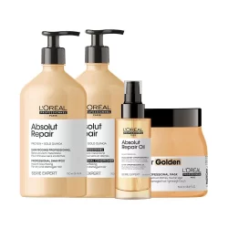 Kit L'Oréal Pro Absolut Repair Gold Quinoa-Sh+Cond+Másc+Séru
