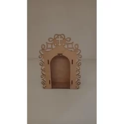 Oratório para imagem até 12 cm kit 10 unidade