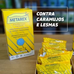 Lesmicida Metarex 100g - Eficaz contra Caramujos e Lesmas