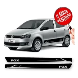Kit Adesivo Lateral Faixa Para Vw Fox