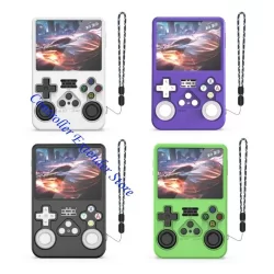 N84B CHUMGE ABERTA CASA CASA DA CASA ÁGUA CHAPLA PELE PARA R36S CONSOLO GAMING SCREEN 3,5 polegadas com