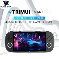 2025 Trimui Smart Pro Consoles 4.96 ''Tela IPS Lettori de jogos portáteis Sistema Linux Emulador Console portátil Retro Video Game