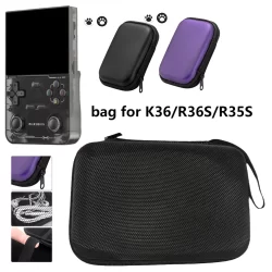 Impact and Drop Resistant Game Console Bolsa de Transporte, Portátil, Viagem, Saco de armazenamento para K36, R36S, R35S, Handheld Game Console