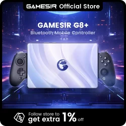 ​ ​ GameSir G8 + Bluetooth Gamepad Hall Effect Controlador de jogos para Nintendo Switch 2, telefone Android, tablets, iPhone, iPad, PC