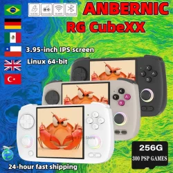 ANBERNIC RG CubeXX Handheld Game Console 3.95" IPS Screen RGCubeXX Linux WIFI Bluetooth Retro Video Gaming Console PSP Gifts