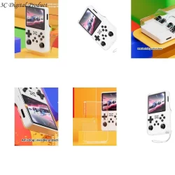 Casca flexível à prova choque resistente à água para R36S Console jogos portátil Q84A