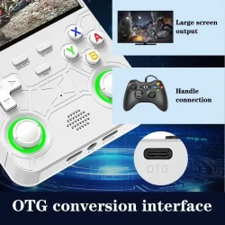Console de videogame portátil retrô, sistema linux, 4.0 polegadas, r36s, tela ips, portátil, bolso, reprodutor de vídeo