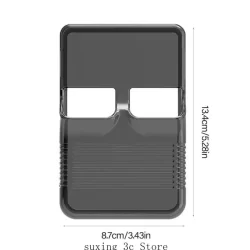 E8Be Shield Habeding Cancelamento Gabinete TPU à prova choque para R36S Dispositivo jogo portátil