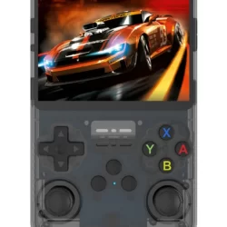 R36S Retro Handheld Console de videogame Sistema Linux Tela Ips de 3,5 polegadas Portátil Pocket Video Player 64 Gb jogo