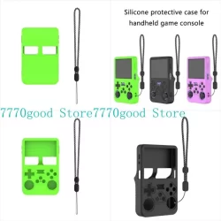 31BA Protetor Capa Shell silicone à prova arranhões para R36S Console jogo Skin Skin Sleeve Gamepad Proférico jogo