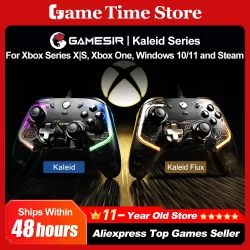 Xbox pc controlador gamesir kaleid controle para xbox série s x um windows 10 11 gamepad com fio botões mecânicos joysticks de efeito hall