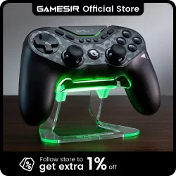 GameSir Tarantula Pro Switch 2 controlador gamepad sem fio com 9 botões mapeíveis Giroscópio de 6 eixos Gatilhões de efeito Hall e NFC