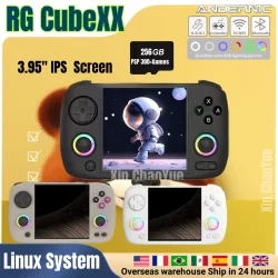 ANBERNIC RG CubeXX Retro Handheld Games Console Linux RGB Joystick Video Gaming Player Supports WIFI HD TV Connection RG Cube xx