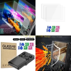 Consoles jogos U13b Capas vidro temperado Capas tela para R36s/R35s/RGB20s