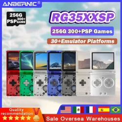 ANBERNIC RG35XXSP Flip Handheld Game Consoles Linux Retro Video Game Player 3.5-inch IPS 640*480 Screen WIFI  3300mAh PSP Games
