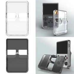 Capa protetora durável para console de jogos r36s, capa protetora anti arranhões e à prova de choque, acessórios de capa protetora para console de jogos, jogo co