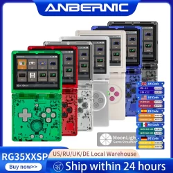 ANBERNIC RG35XXSP Retro Flip Handheld Game Console 3.5" IPS Screen Linux H700 Video Game Player Support Streaming WIFI Bluetooth
