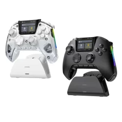 Manbaone 50 v2 inteligente sem fio gamepad pc bluetooth joystick controlador joystick 2 Polegada tela vapor controlador de jogo móvel