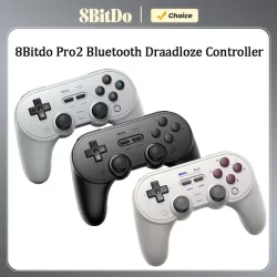 8bitdo pro 2 controlador bluetooth gamepad sem fio com joystick para switch/pc/macos/android/stoom/raspberry pi jogo accessoy