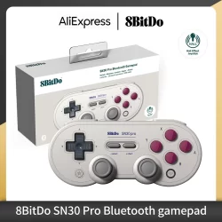 8bitdo sn30 pro controlador de jogo sem fio bluetooth com efeito hall para switch 2 macos android raspberry pi windows steam deck