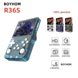 ARKOS R36S Retro Console de videogame portátil Sistema Linux Tela IPS de 3,5 polegadas Leitor de vídeo portátil de bolso