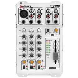Mesa Som Taramps 3 Canais 2 Saídas 8 Conexões T 0302 Bivolt