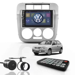 Kit Central Multimídia Mp5 7" 2 Din Bt Espelha Dvd Vw Gol G4