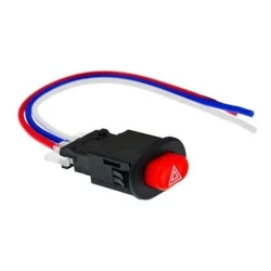 Botão Pisca Alerta Interruptor Auxiliar Moto Carro 3 Fios