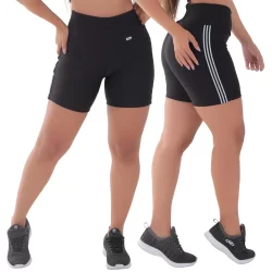 Bermuda Fitness Listra Mobly Preta