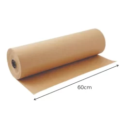 Papel Semi Kraft Pardo De Mascaramento 60cm Por 2,67kg
