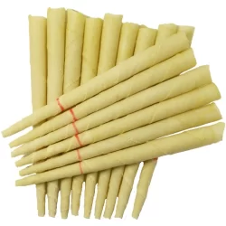 Kit 4 Velas Cone Chines canudos Hopi limpa Cera Ouvido Saúde