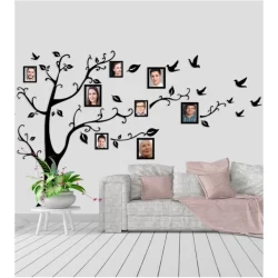 Adesivo Decorativo Parede Árvore Genealógica para Sala, Cozinha e Quarto
