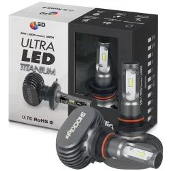 Lampada Led Ultraled Titanium 9005 Hb3 6000k 12v 50w 5000lm Shocklight