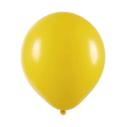 Balão Redondo Profissional Amarelo 16'' 40cm 12un - Art-Latex
