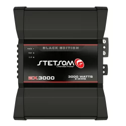 Módulo Amplificador Automotivo Stetsom EX3000EQ Black 1 Canal 3000W RMS 2 Ohms