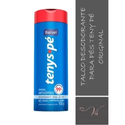 Talco Para Pés Tenys Pé Baruel Original Pó 100g