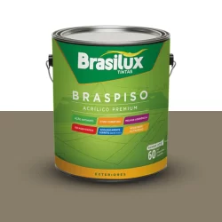 Tinta Para Piso Cor Concreto Secagem Rápida Galão 3,6 Litros - Brasilux