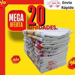 20 Panos de Prato Cozinha  35cm X 60 cm Estampado Lindo 100% algodão Oficial com bainha Variados
