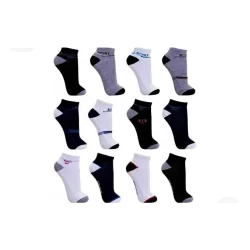 Kit 12 Pares Meia Masculino Cano Curto Soquete Varias Cores