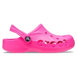 Sandália crocs baya clog kids  electric pink